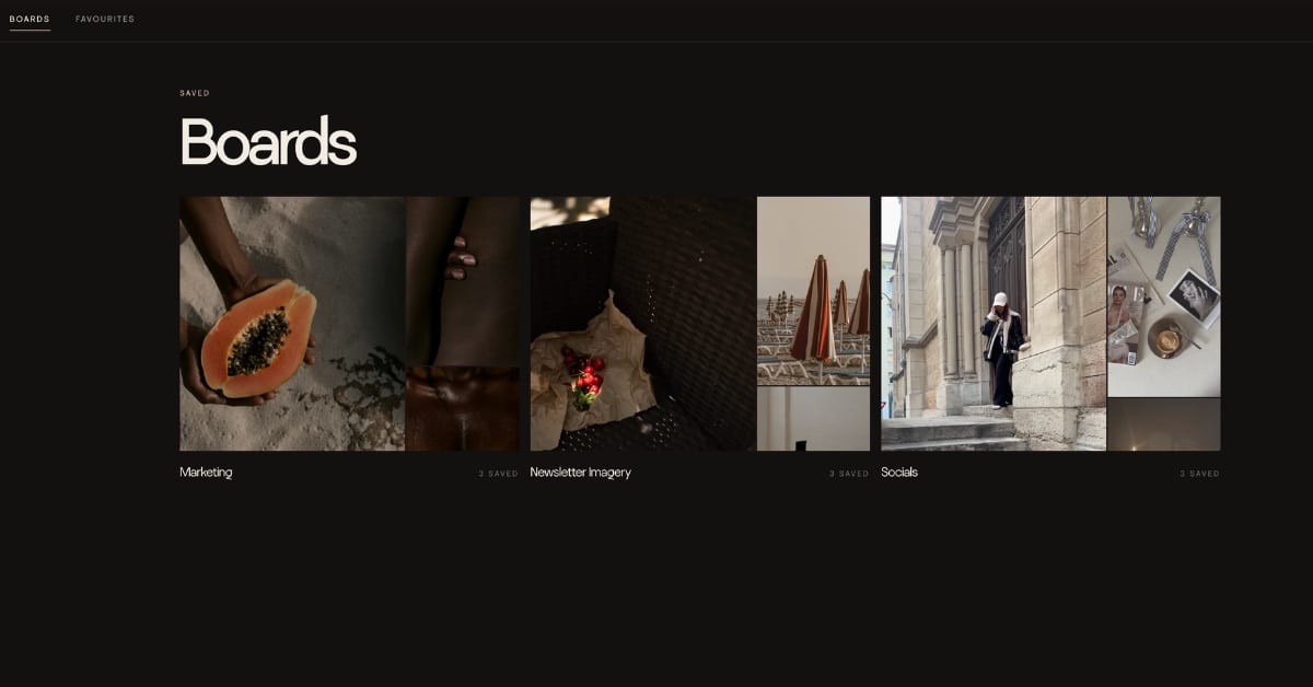 Save images into your own boards